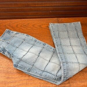 Vintage patchwork jeans
